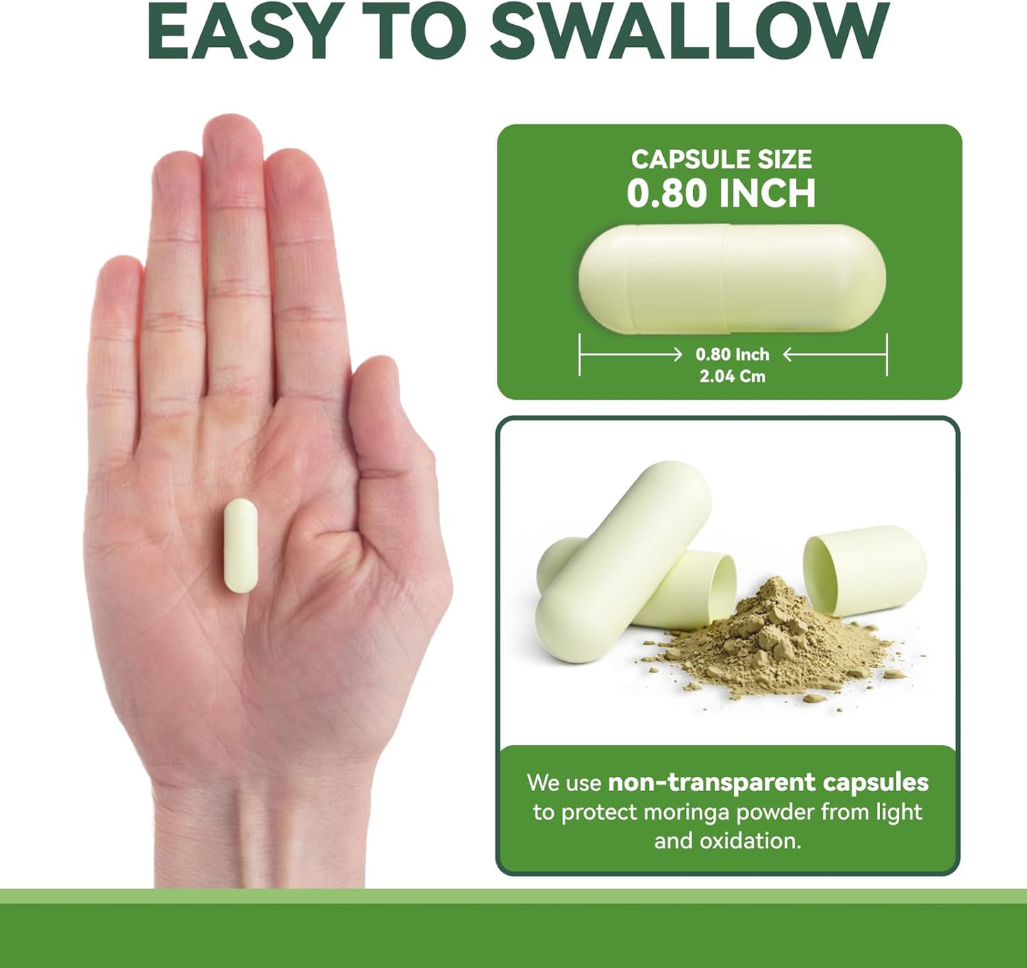 Moringa Capsules 1000mg 60count