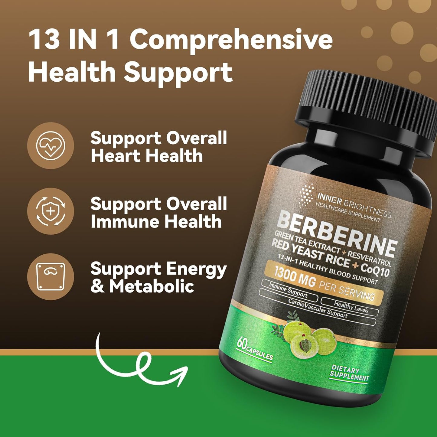 Berberine, 60 Capsules, 2Pack