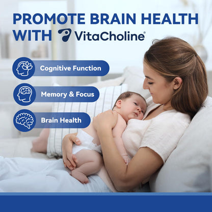 Prenatal Choline Supplements, 500mg Pure VitaCholine®, 30 Day Supply