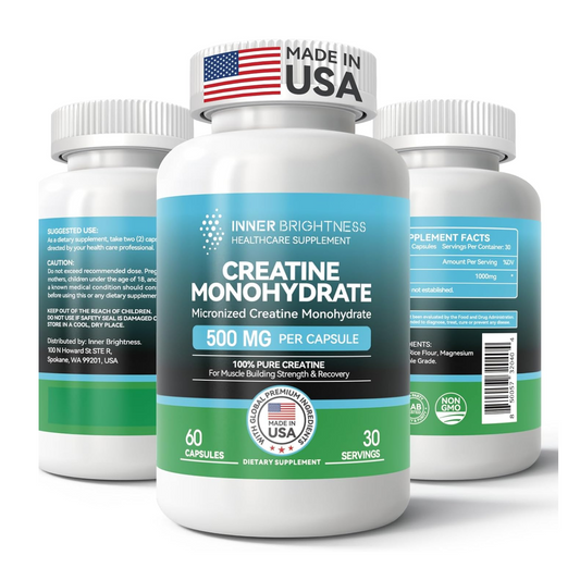 Creatine Monohydrate, 60 Capsules