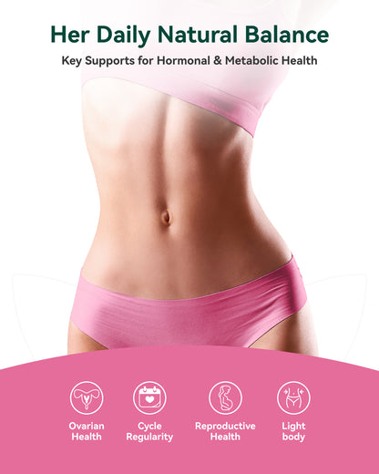 Inositol Supplement for Women, Regular Cycles & Ovarian Health, 120 Capsules