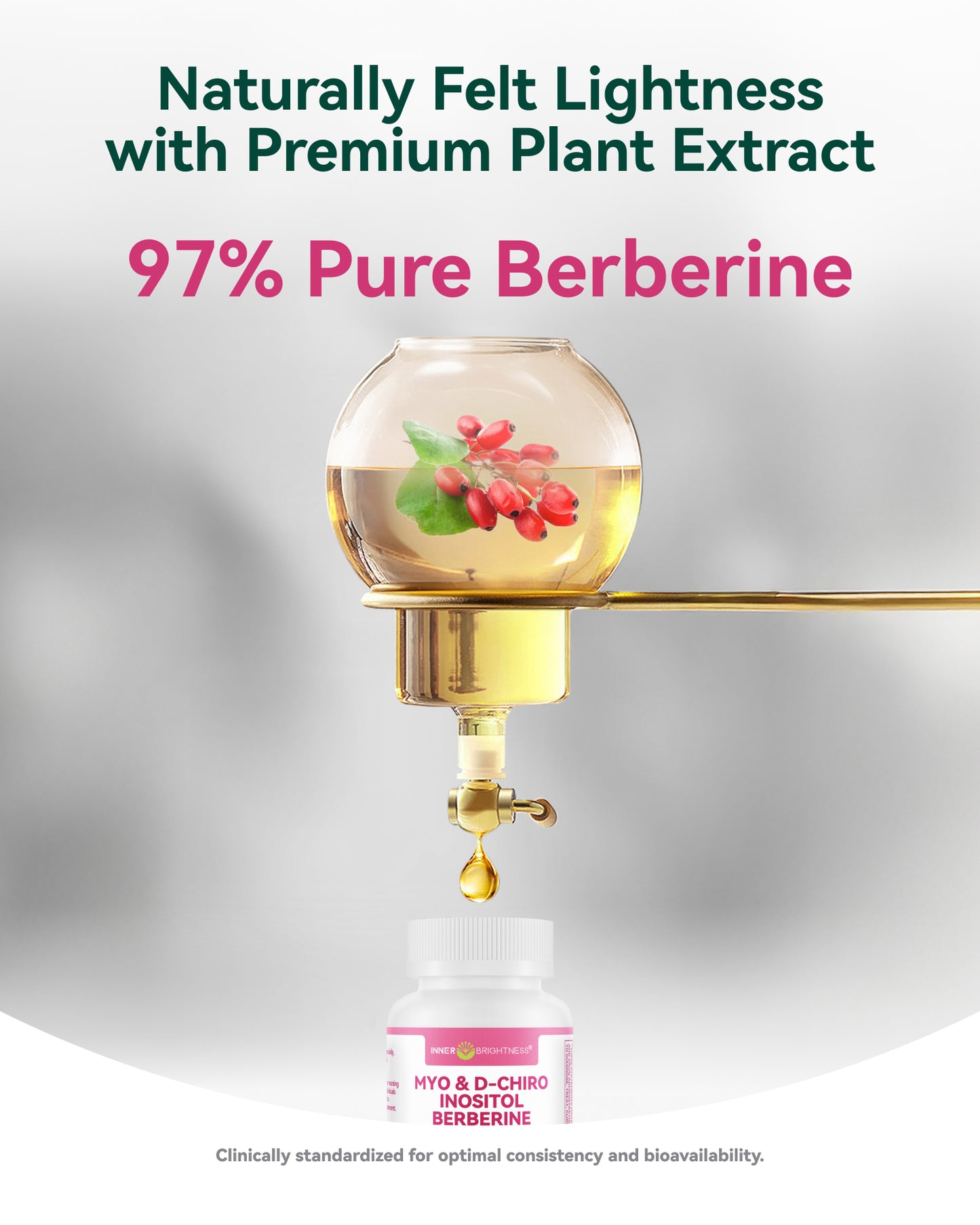 Inositol Supplement for Women, Regular Cycles & Ovarian Health, 120 Capsules