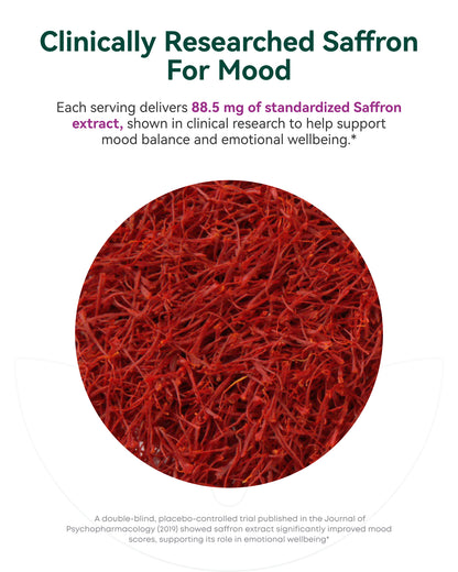 Saffron Supplements 88.5mg – 60 count