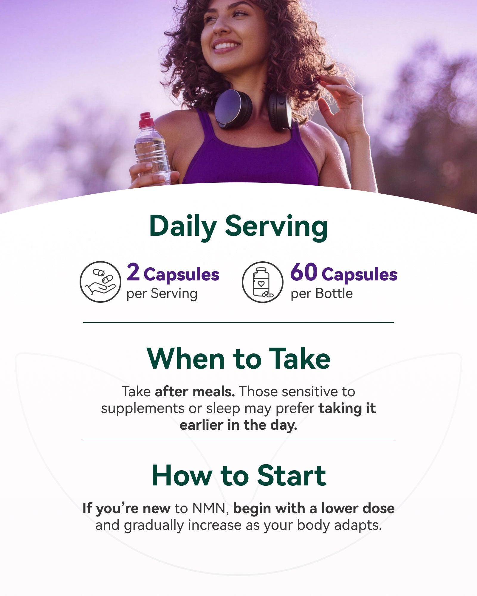 NMN Supplement 500mg, 99.9% High Purity, Supports NAD+ Levels & Cellular Energy, 5-in-1 Formula with Resveratrol & Astaxanthin, Non-GMO, Gluten-Free, 60 Capsules