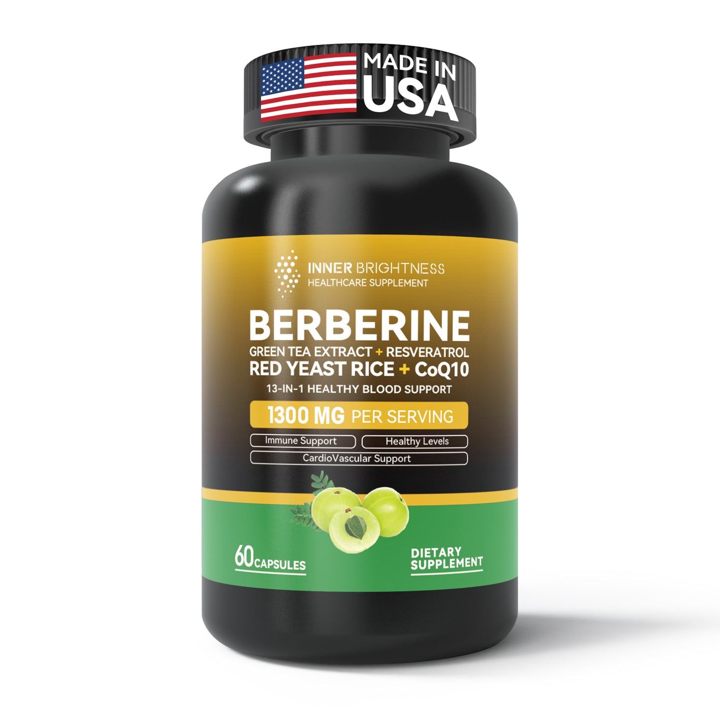 Berberine, 60 Capsules, 1 Pack