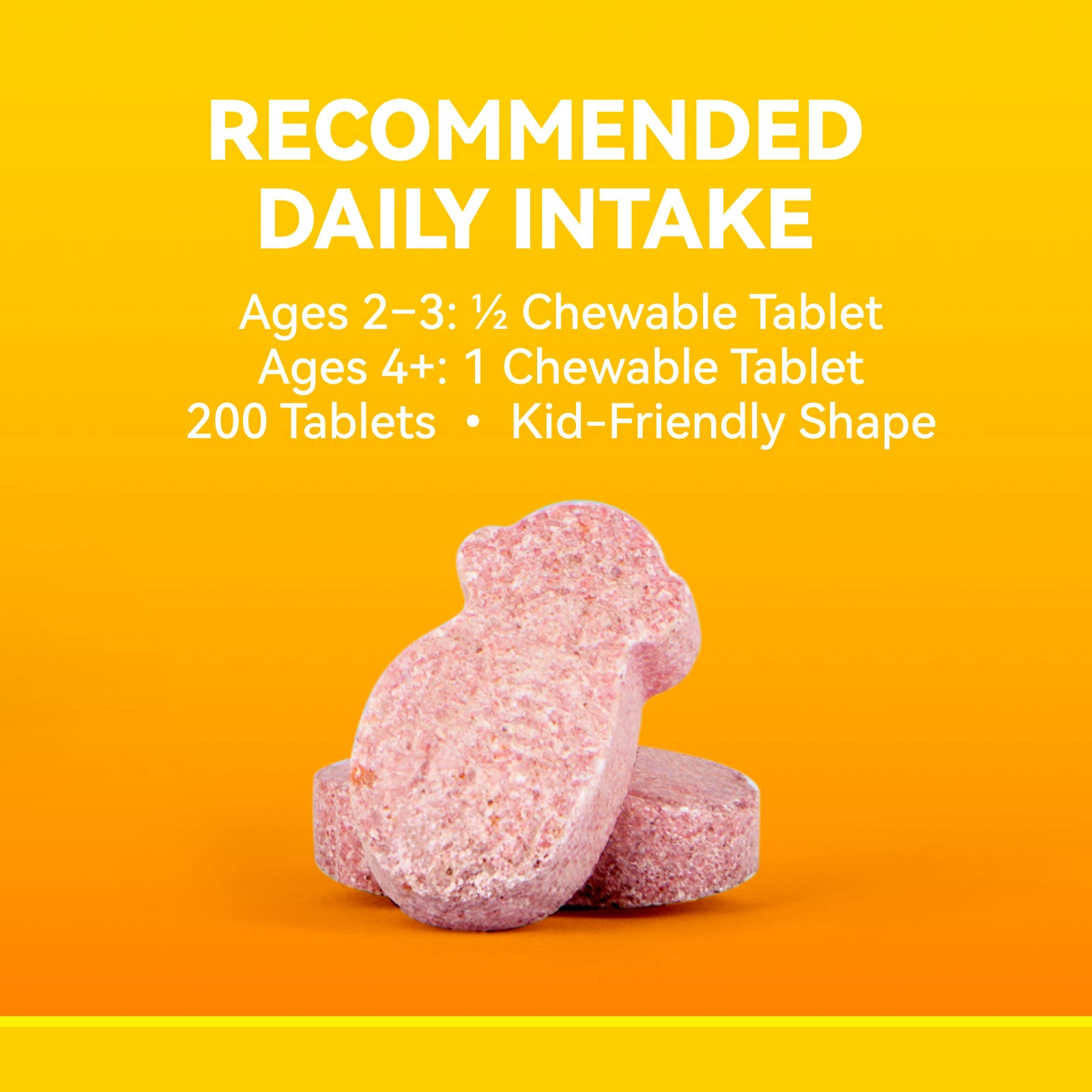 Children's chewable multivitamin, tropical fruit flavor, 200 Count