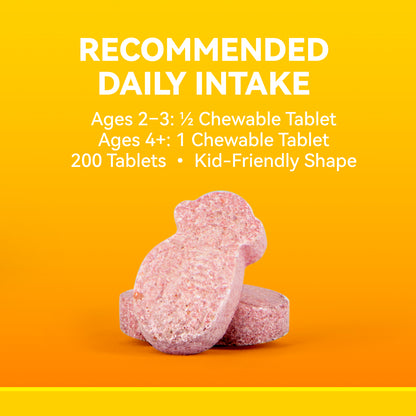 Children's chewable multivitamin, tropical fruit flavor, 200 Count