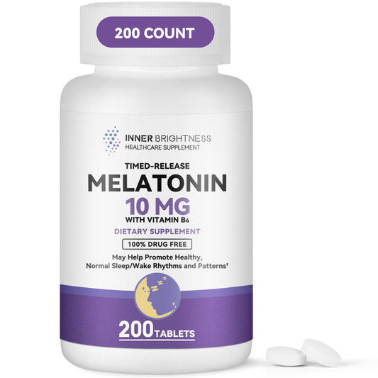 Melatonin 10mg Tablets - Timed Release Melatonin 200 Tablets