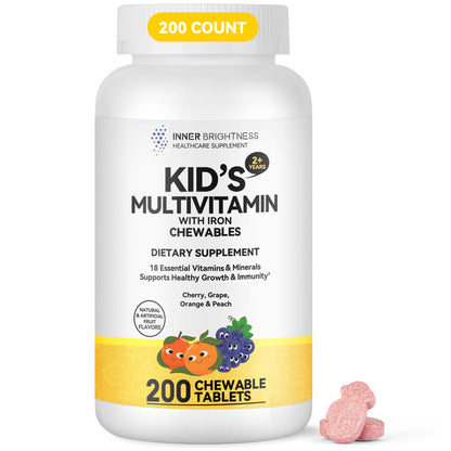 Children's chewable multivitamin, tropical fruit flavor, 200 Count