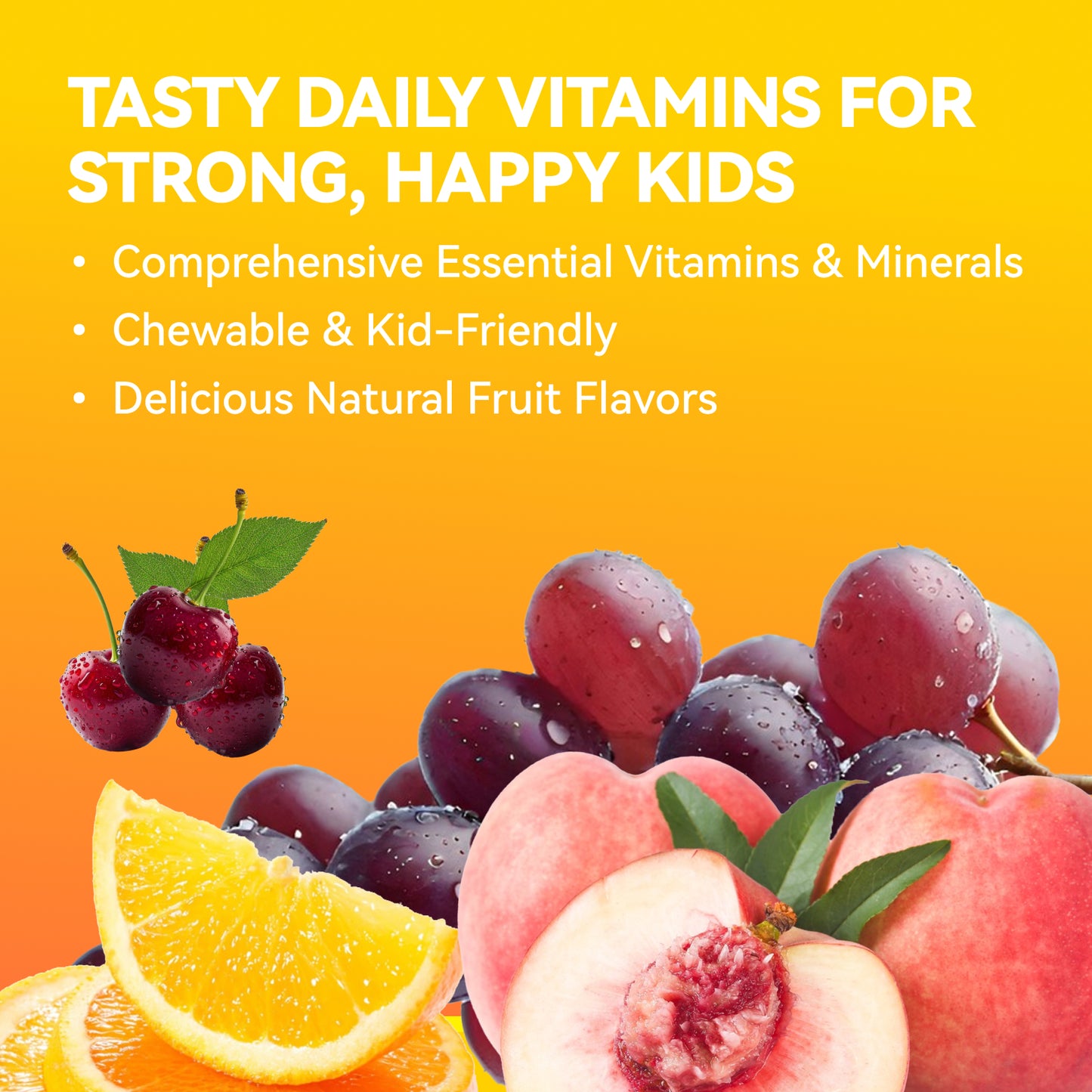 Children's chewable multivitamin, tropical fruit flavor, 200 Count