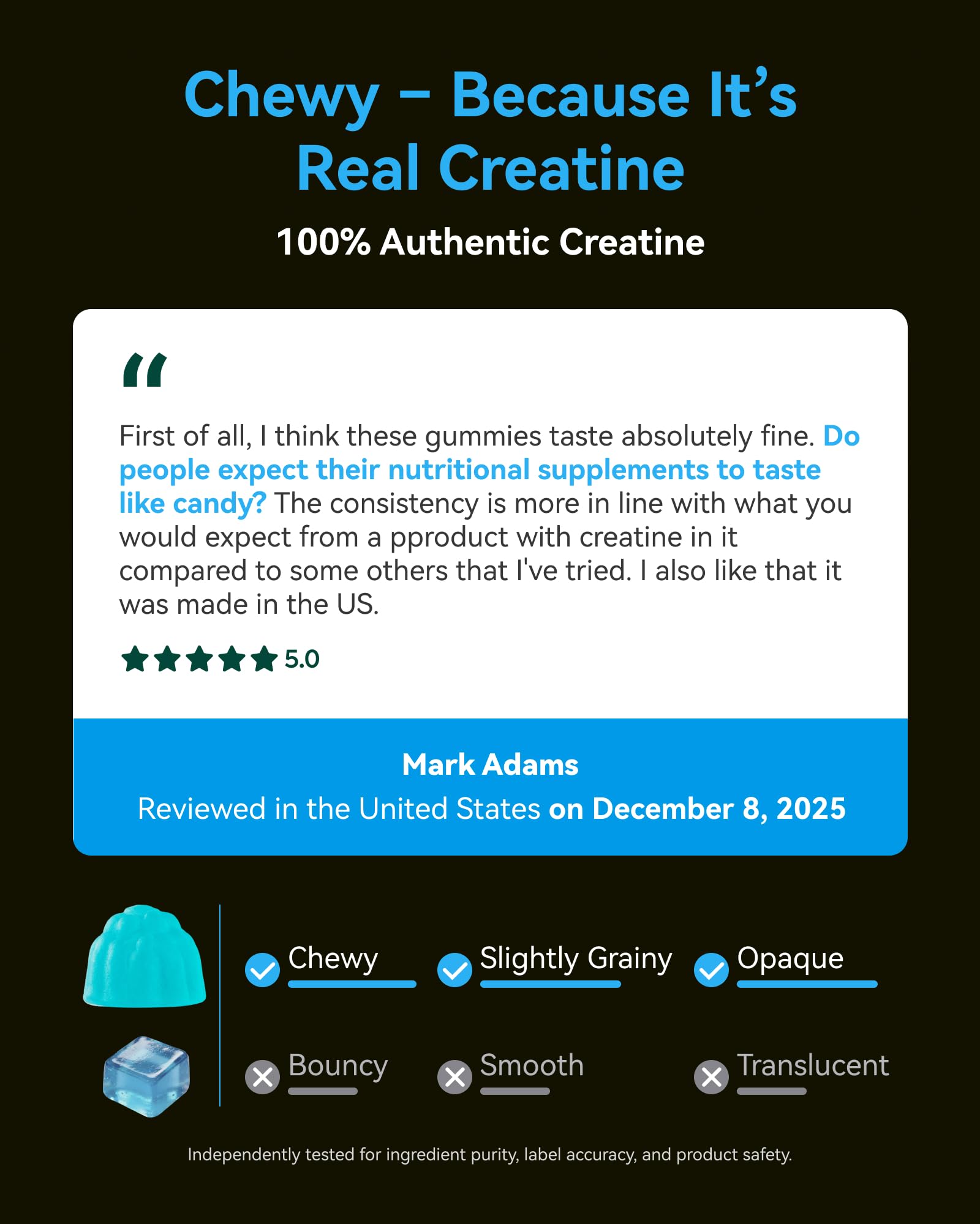 Inner Brightness Creatine Monohydrate Gummies