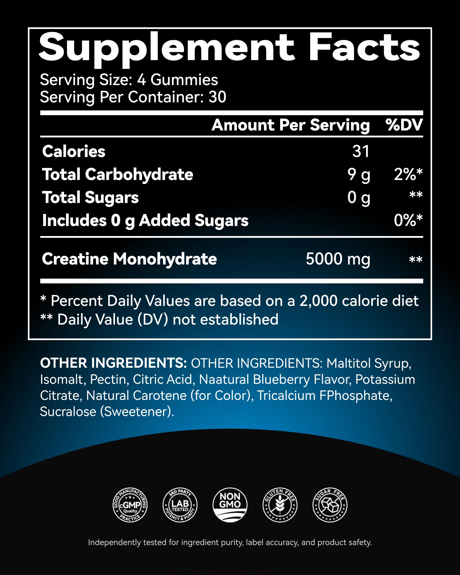 Inner Brightness Creatine Monohydrate Gummies