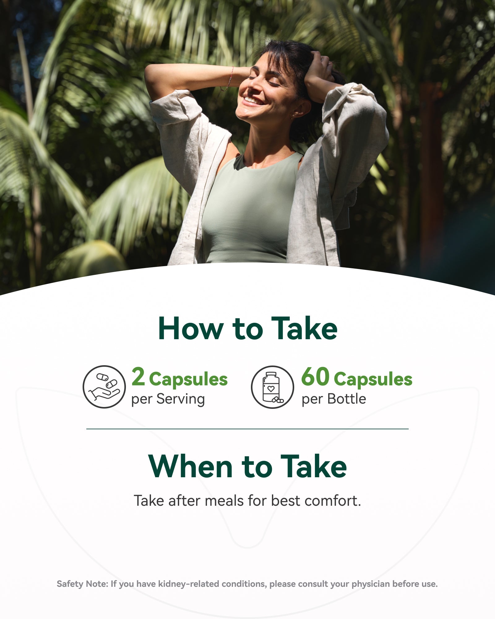 Moringa Capsules 1000mg, Moringa Leaf Extract 10:1, Complete Green Superfood, for Energy, Sleep, Immune & Gut Health, Veg Capsules 60 Count, All-Natural, Non-GMO, Made in USA