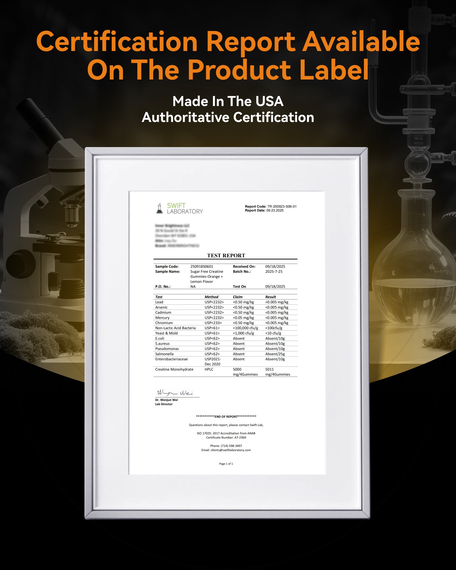 Creatine Monohydrate Gummies for Men & Women 5000 mg, 3rd Party Tested, Creatine Chews for Muscle Growth, Strength & Energy Support, Sugar Free, Vegan, 120 Count, Mango Passionfruit